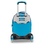 TROLLEY seven SJ GANG scuola SPACE RIDE zaino 3 in 1 CON 8 RUOTE boy JACK 8WD NEW