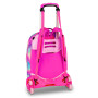 TROLLEY seven SJ GANG scuola SOFT POUCH zaino 3 in 1 CON 8 RUOTE girl JACK 8WD NEW