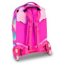 TROLLEY seven SJ GANG scuola SOFT POUCH zaino 3 in 1 CON 8 RUOTE girl JACK 8WD NEW