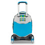 TROLLEY seven SJ GANG scuola SOFT POUCH zaino 3 in 1 CON 8 RUOTE boy JACK 8WD NEW