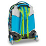 TROLLEY seven SJ GANG scuola SOFT POUCH zaino 3 in 1 CON 8 RUOTE boy JACK 8WD NEW