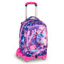 TROLLEY seven SJ GANG scuola PIXIE UNICORN zaino 3 in 1 CON 8 RUOTE girl JACK 8WD NEW