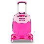 TROLLEY seven SJ GANG scuola PIXIE UNICORN zaino 3 in 1 CON 8 RUOTE girl JACK 8WD NEW