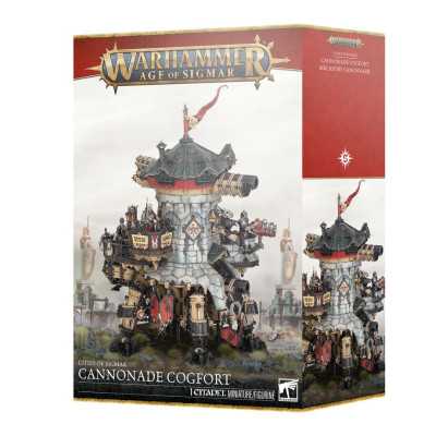 CANNONADE COGFORT forte meccanico CANNONATA o CONQUISTATORE miniatura CITTA' DI SIGMAR warhammer AGE OF SIGMAR età 12+