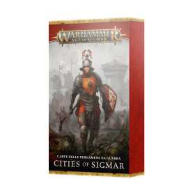 CITIES OF SIGMAR carte delle pergamene da guerra CITTA' DI SIGMAR mazzo IN ITALIANO warhammer AGE OF SIGMAR età 12+