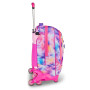 TROLLEY seven SJ GANG scuola JOYFUL PINS girl JACK 8WD NEW zaino 3 in 1 CON 8 RUOTE