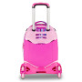 TROLLEY seven SJ GANG scuola JOYFUL PINS girl JACK 8WD NEW zaino 3 in 1 CON 8 RUOTE