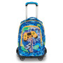 TROLLEY seven SJ GANG scuola JOYFUL PINS boy JACK 8WD NEW zaino 3 in 1 CON 8 RUOTE