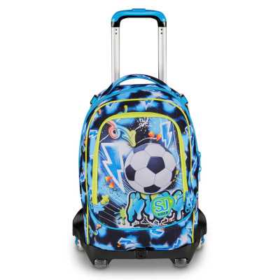 TROLLEY seven SJ GANG scuola GLOWGAME boy JACK 8WD NEW zaino 3 in 1 CON 8 RUOTE