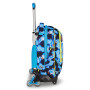 TROLLEY seven SJ GANG scuola GLOWGAME boy JACK 8WD NEW zaino 3 in 1 CON 8 RUOTE