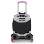 TROLLEY seven JACK NEW 8WD scuola DETACH girl PINK FUSION zaino 3 in 1 CON 8 RUOTE