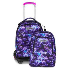 TROLLEY seven JACK NEW 8WD scuola DETACH girl LOVEPASS zaino 3 in 1 CON 8 RUOTE