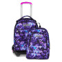 TROLLEY seven JACK NEW 8WD scuola DETACH girl LOVEPASS zaino 3 in 1 CON 8 RUOTE