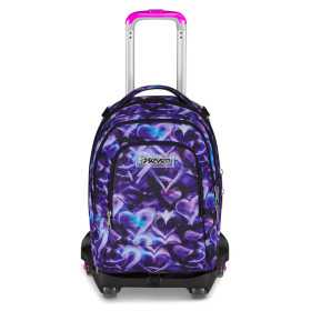TROLLEY seven JACK NEW 8WD scuola DETACH girl LOVEPASS zaino 3 in 1 CON 8 RUOTE