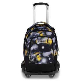 TROLLEY seven JACK NEW 8WD scuola DETACH boy GOLDEN PAINT zaino 3 in 1 CON 8 RUOTE