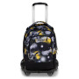 TROLLEY seven JACK NEW 8WD scuola DETACH boy GOLDEN PAINT zaino 3 in 1 CON 8 RUOTE