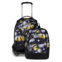 TROLLEY seven JACK NEW 8WD scuola DETACH boy GOLDEN PAINT zaino 3 in 1 CON 8 RUOTE