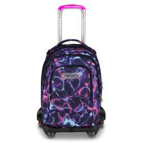 TROLLEY seven JACK NEW 8WD scuola DETACH girl ELECTRICVIBE zaino 3 in 1 CON 8 RUOTE