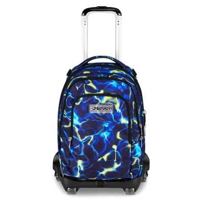 TROLLEY seven JACK NEW 8WD scuola DETACH boy ELECTRICVIBE zaino 3 in 1 CON 8 RUOTE