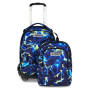 TROLLEY seven JACK NEW 8WD scuola DETACH boy ELECTRICVIBE zaino 3 in 1 CON 8 RUOTE