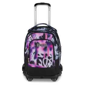 TROLLEY seven JACK NEW 8WD scuola DETACH girl BUZZY NOTE zaino 3 in 1 CON 8 RUOTE