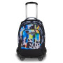 TROLLEY seven JACK NEW 8WD scuola DETACH boy BUZZY NOTE zaino 3 in 1 CON 8 RUOTE