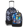 TROLLEY seven JACK NEW 8WD scuola DETACH boy BUZZY NOTE zaino 3 in 1 CON 8 RUOTE