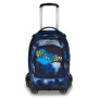 TROLLEY seven JACK NEW 8WD scuola DETACH boy BLU FUSION zaino 3 in 1 CON 8 RUOTE