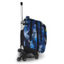 TROLLEY seven JACK NEW 8WD scuola DETACH boy BLU FUSION zaino 3 in 1 CON 8 RUOTE