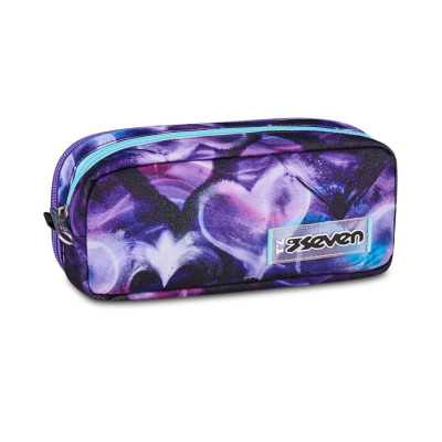 ASTUCCIO scuola BUSTINA DOPPIA seven LOVEPASS pencil case GIRL portapenne doppio