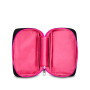 ASTUCCIO attrezzato SPEED CASE con zip PLUMPY LINE seven SCUOLA completo di materiale GIRL