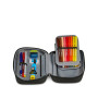 ASTUCCIO attrezzato SPEED CASE con zip PLUMPY LINE seven SCUOLA completo di materiale BOY