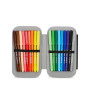 ASTUCCIO attrezzato SPEED CASE con zip PLUMPY LINE seven SCUOLA completo di materiale BOY