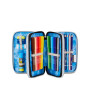 ASTUCCIO triplo scomparto PLUMPY LINE BOY con 3 zip SEVEN completo di materiale SCUOLA