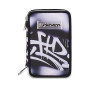 ASTUCCIO triplo scomparto PLUMPY LINE BOY con 3 zip SEVEN completo di materiale SCUOLA