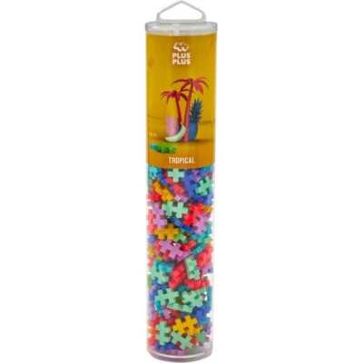 TUBO plusplus MINI da 240 pezzi TROPICAL costruzioni PLUS PLUS età 5+