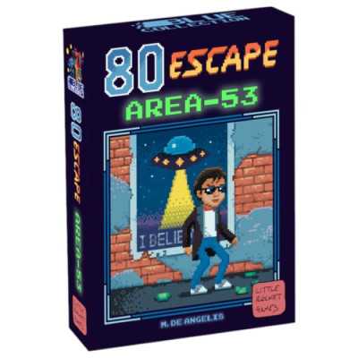 80 ESCAPE AREA 53 escape game GIOCO DA TAVOLO little rocket games IN ITALIANO età 14+
