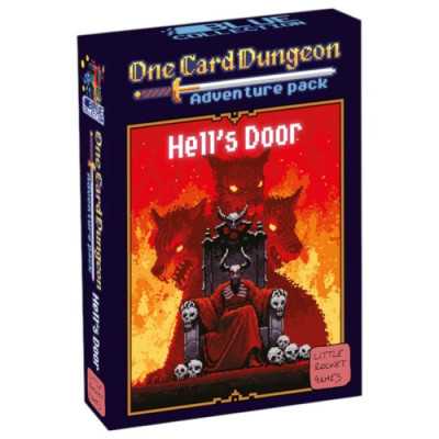 HELL'S DOOR espansione per ONE CARD DUNGEON little rocket games ADVENTURE PACK IN ITALIANO età 10+