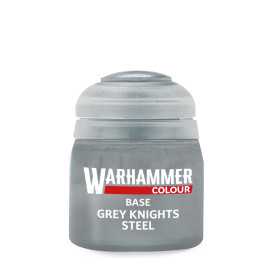 GREY KNIGHTS STEEL colore BASE WARHAMMER games workshop ARGENTO 12 ml