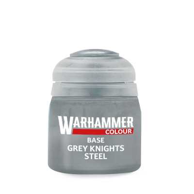 GREY KNIGHTS STEEL colore BASE WARHAMMER games workshop ARGENTO 12 ml