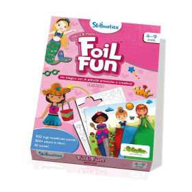FOIL FUN kit artistico FASHION creativamente STACCA E PREMI età 4+