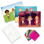 FOIL FUN kit artistico FASHION creativamente STACCA E PREMI età 4+