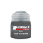 IRON WARRIORS colore BASE Warhammer 12ML acrilico ARGENTO opaco