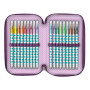 ASTUCCIO 3 ZIP attrezzato NEW HEIGHTS santoro GORJUSS con materiale 607GJ38