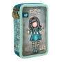 ASTUCCIO 3 ZIP attrezzato I FOUND MY FAMILY IN A BOOK santoro GORJUSS con materiale 607GJ37