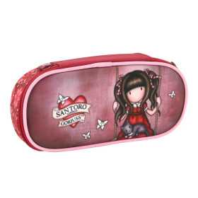 ASTUCCIO OVALE con zip RUBY santoro GORJUSS around 384GJ39 pencil case