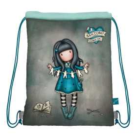 SACCA GYM drawstring bag I FOUND MY FAMILY IN A BOOK santoro GORJUSS portascarpe 1123GJ17