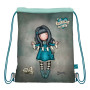 SACCA GYM drawstring bag I FOUND MY FAMILY IN A BOOK santoro GORJUSS portascarpe 1123GJ17