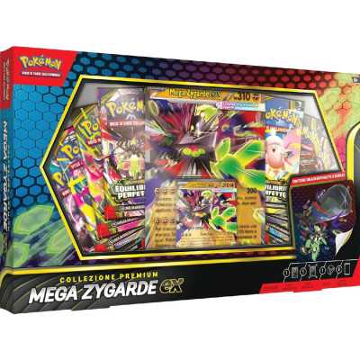 MEGA ZYGARDE EX collezione premium POKEMON TCG gioco di carte collezionabili IN ITALIANO età 6+
