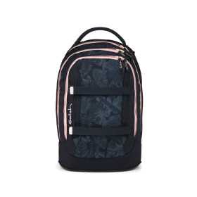 ZAINO scuola SATCH PACK ergonomico MIDNIGHT JUNGLE materiale riciclato BLU SCURO